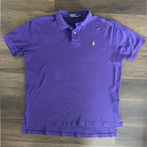 Polo Ralph Lauren Men's Classic Purple Medium Polo - Picture 1 of 3